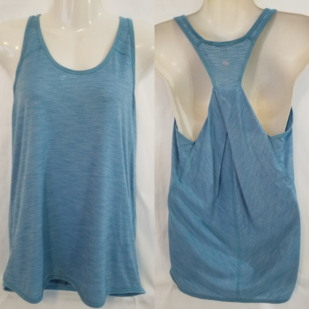 Lululemon Essentials Tank Top Heathered Blue